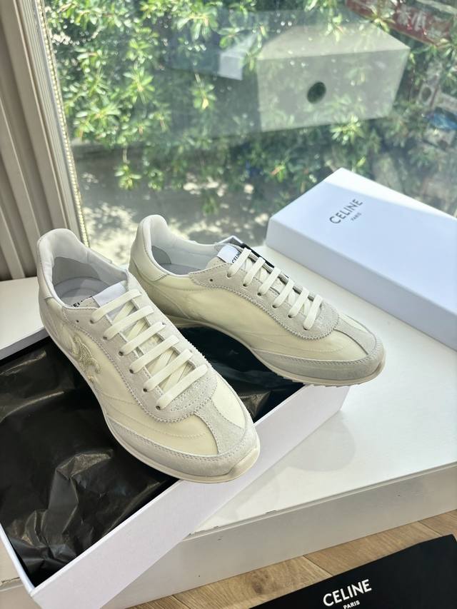 主打一个出货快品质好G08所见即所得代购级别Celine｜思琳春夏最新款Racer系列 阿甘鞋 配Celine专用品质辅料包装 超多明星时尚博主种草 阿甘鞋鞋型
