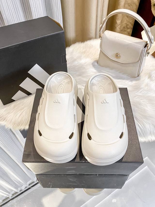 出厂： Ozwave Clog 阿迪达斯 2025顶级专柜 情侣限定 官网上新 独家首发 Adidas Oc 厨师拖 厨师拖鞋 拖鞋 阿迪达斯 Ozwave C