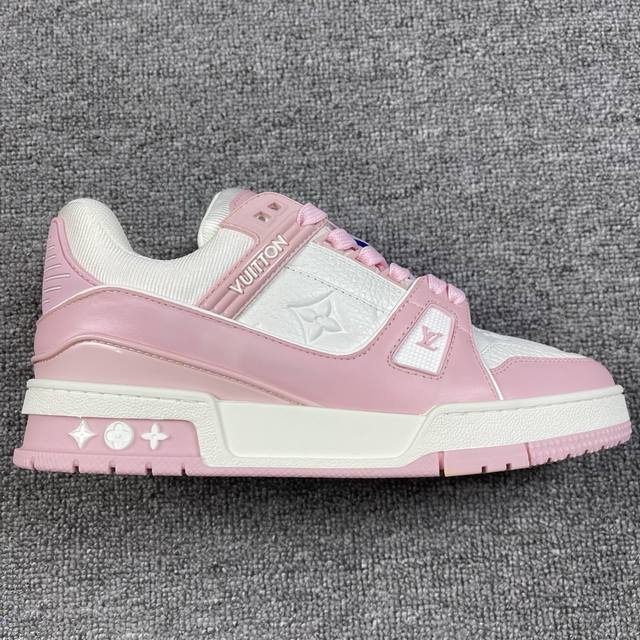 橙子出厂价P Louis Vuitton 路易威登 Lv Trainer 情侣款运动鞋板鞋 休闲复古篮球鞋 驴牌25款情侣款 时装走秀款 原版购入开发历时半年开