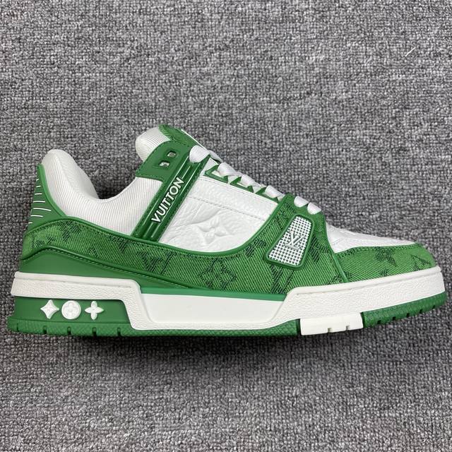 橙子出厂价P Louis Vuitton 路易威登 Lv Trainer 情侣款运动鞋板鞋 休闲复古篮球鞋 驴牌25款情侣款 时装走秀款 原版购入开发历时半年开