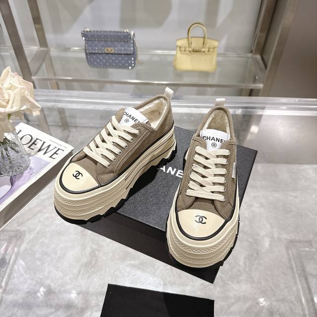 调工厂p价 女装女鞋 运动原单 Chanel香奈儿25Ss最新款小白鞋 休闲 运动鞋 滑板鞋 原版购入开发做货 小香 C家 专柜又一超级大爆款，网红博主小姐姐们