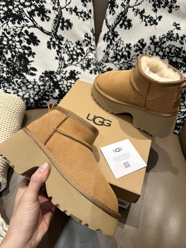 实价 Ugg 人鱼爆款 羊毛雪地靴 全羊毛雪地靴 原版拆解11 代购级 面料 原板材料 内里羊毛 Size35-39码