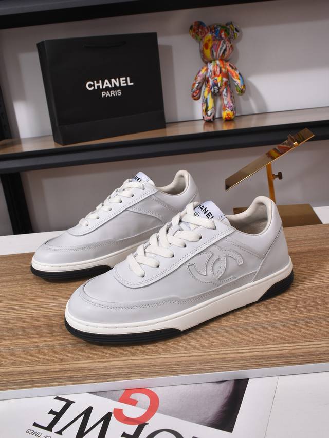 实价： Chanel.24C Logo字母 渐变工艺 男款+女款 香奈儿乐福经典版型！原版1:1涂鸦彩绘开发工艺！ [嘴唇]4个色 白色渐变！黑色渐变！浅青色渐
