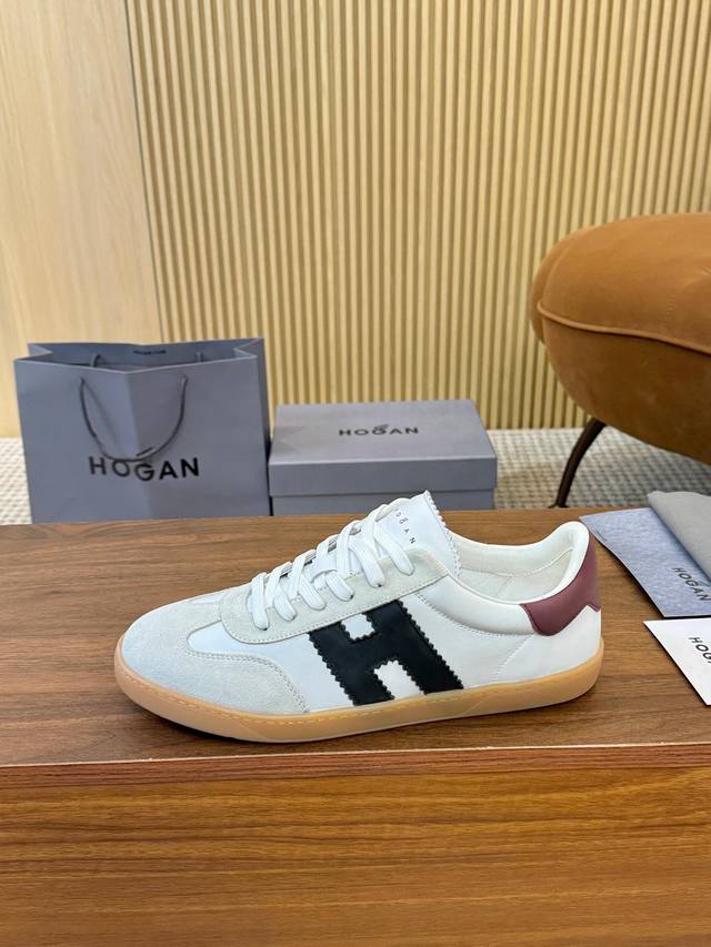 实价 顶级版本：男女情侣款 Hogan霍根 最新platform系列休闲 运动鞋 德训鞋 原版购入开发 做货 这款platform系列运动休闲鞋，线条勾绘，重构