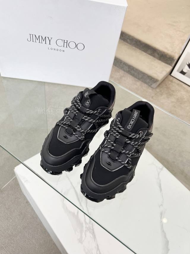 出厂价p 女装女鞋 运动原单 Jimmy Choo 吉米周 2025春夏新款Diamond X Ii M 系列老爹鞋火爆上新，柔软皮革材质精心制作，立体廓形比例