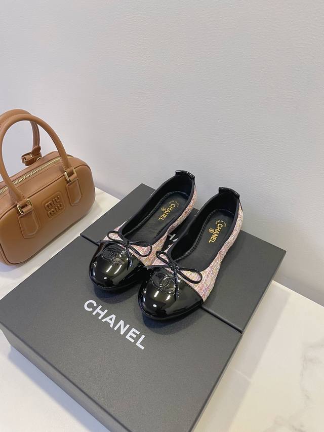 工厂p价 女装女鞋 运动原单 Chanel 香奈儿 经典跳舞鞋 软底软面！ 可文艺可时髦 穿搭率实在太高了 Size 35-42