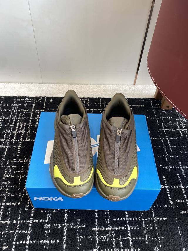 东莞代购级 Hoka One One project Transport 百搭舒适 防滑耐磨 低帮 生活休闲鞋 采用防撕裂材质并覆盖合成皮革，具有不含pfc的防