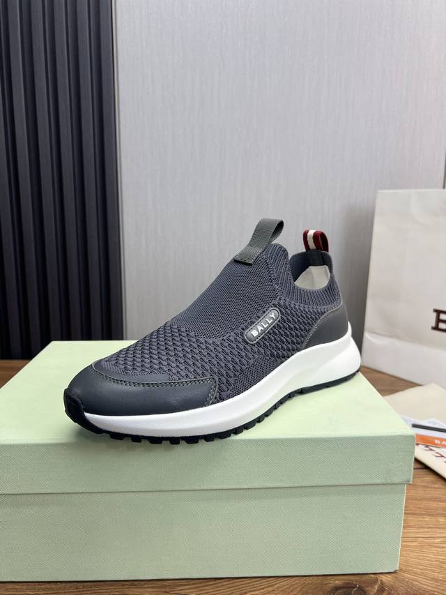 工厂p价 巴利-Bally家原单新品系列,1:1出货 高档高织+牛皮内里,原版防滑发泡大底，轻便舒适脚感！38-45 38.45订做