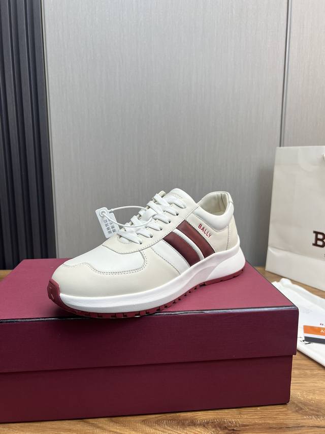 工厂p价 巴利-Bally家原单新品系列,1:1出货 高档牛皮+牛皮内里,原版发泡大底，轻便舒适脚感！38-45 38.45订做