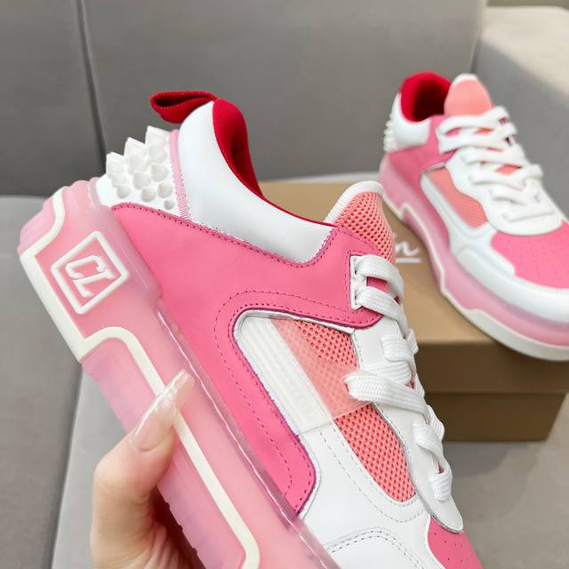 王俊凯 杨幂 许凯 张婧仪 丁程鑫 陈牧驰 王子异 同款Christian Louboutin路铂廷 新品 Astroloubi 男女同款厚底运动鞋红底鞋时尚与