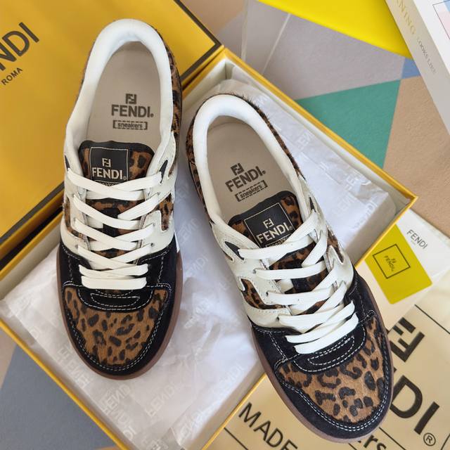 顶级版本：情侣款 Fendi芬迪Match胶囊系列 情侣款 休闲 运动鞋 板鞋 原版购入开发 做货 设计师Kim Jones打造的首款运动鞋Fendi Matc