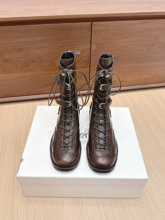 代购级590 Cotem Ss 秋冬新款 系带短靴太好穿了！ Maverick 工程师短靴 pinecone 冒险与柔软结合，户外的自由与复古并存 小牛皮的呈现