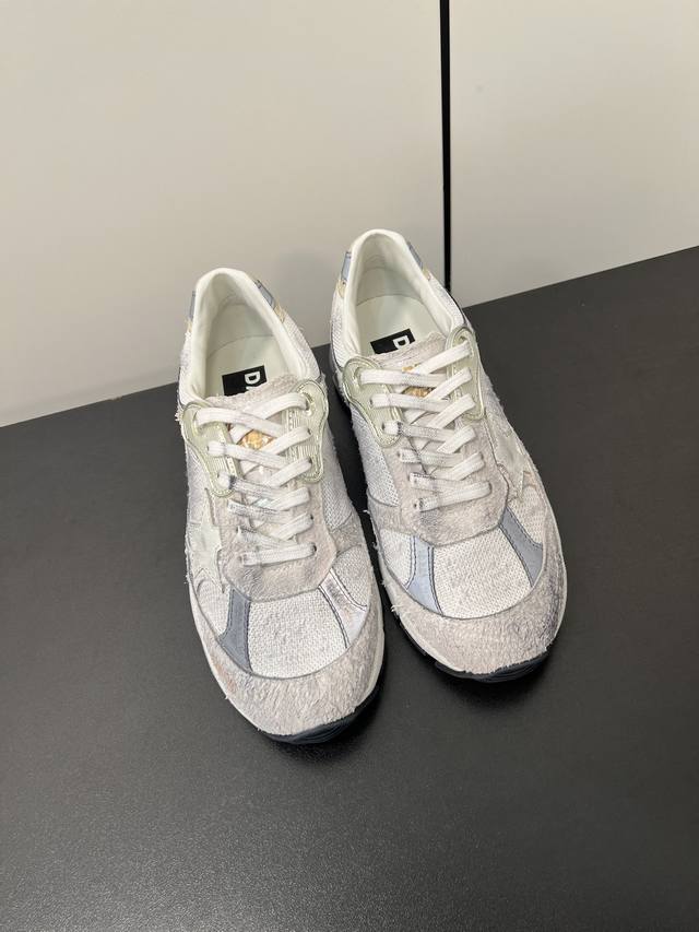 男款70Golden Goose｜Dadstar低帮运动鞋 Ggdb Dad Star新款运动鞋休闲情侣鞋，不同层次的打磨极致做旧，复古酷感十足、配色 充满未来
