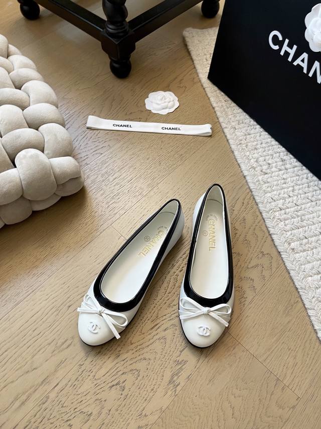 Chanel Vintage中古芭蕾舞单鞋！ 顶级版本！抢先发售 鞋面羊皮 内里垫脚羊皮 真皮大底 码数：34-40 34 40 定制不退换
