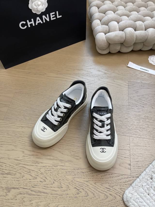 Chanel 25C新款运动休闲鞋 顶级版本！抢先发售 鞋面原版定制材料 羊皮内里 原版大底 码数：35-40 40定制不退换