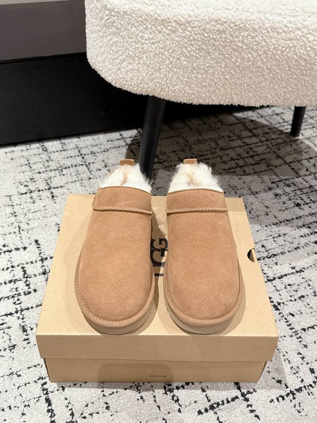 Ugg 25 冬季 爆款 时尚厚底 雪地靴 Check 你的随性复古棕色系Look，点亮街头拿捏潮酷不费力~厚底铅笔靴 大橘底一秒蹬厚底Tazz秋冬装备齐活，玩