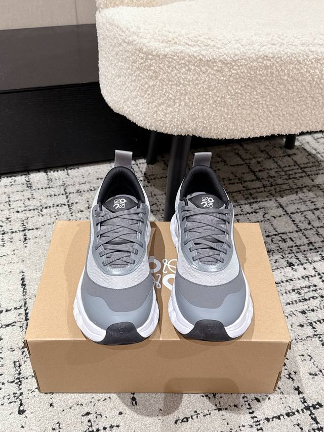 情侣款 顶级版本 Loewe X On Cloudtilt 2.0 罗意威 昂跑 联名合作款 休闲 运动鞋 情侣款 跑鞋 原版购入开发 做货 聚酯纤维轻盈运动鞋