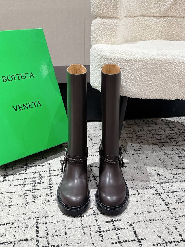 顶级版本 Bottega Veneta葆蝶家 Bv 25 秋冬 新品 James 系列 长靴 原版一比一做法 一致五金 1：1 绳结 原版购入拆解 对标对版 五