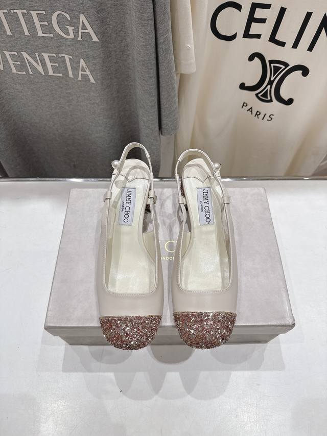 高版本出厂 Jimmy Choo*｜Jc 吉米周2025Ss新款简约高跟鞋凉鞋 原版套楦，完美的线条，简约大气上脚显气质粗跟舒适百搭，还能拉长双腿显高显瘦显腿长