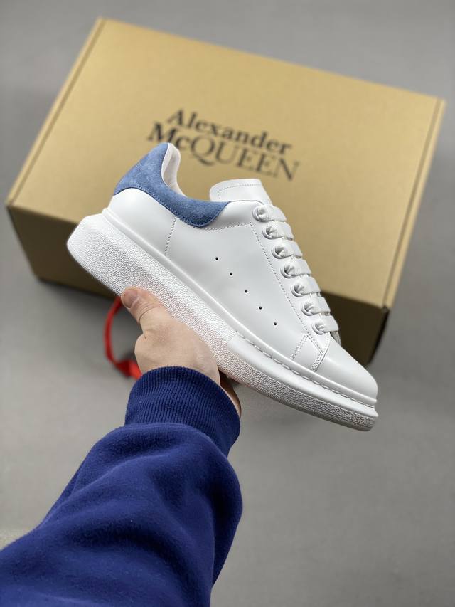 橙子出厂价 跑量主推款 Alexandermcqueen 亚历山大 麦昆 Mcq 情侣款小白鞋 厚底增高休闲鞋 运动鞋板鞋 热销经典款 男女同款 底厚：4.5C
