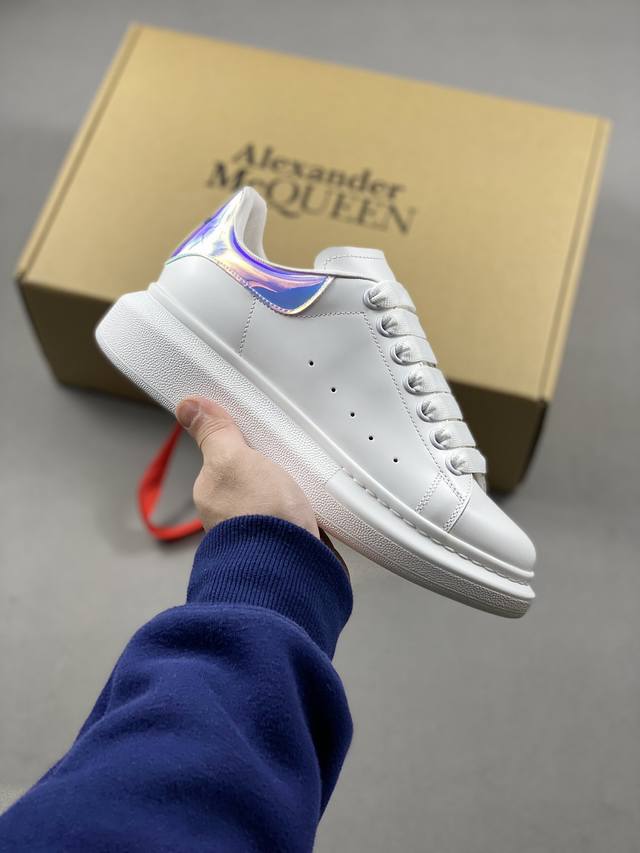 橙子出厂价 跑量主推款 Alexandermcqueen 亚历山大 麦昆 Mcq 情侣款小白鞋 厚底增高休闲鞋 运动鞋板鞋 热销经典款 男女同款 底厚：4.5C