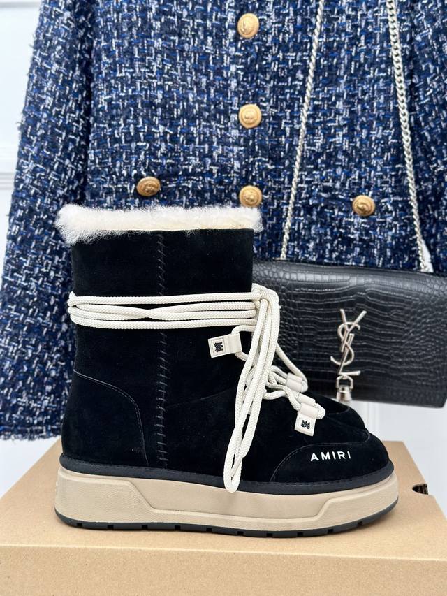 Marni｜玛尼24Ss新品厚底绑带雪地靴 这无法抗拒的新时尚～今年的厚底系列真的是小个子的福音 轻便好穿，要温暖更要大长腿！显的腿超长，休闲又时髦，踩上去像掉
