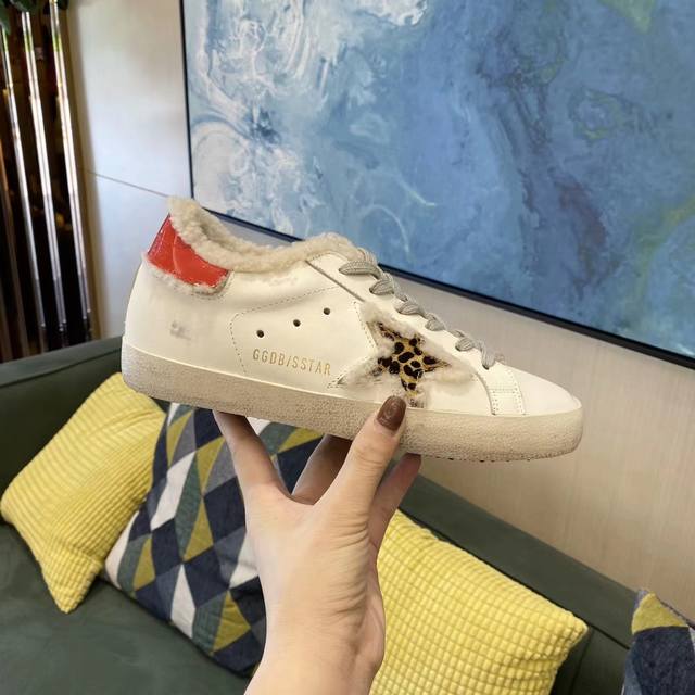 长期做货 顶级芯片高版本ggdb小脏鞋羊毛里情侣款黄金鹅星星羊羔毛毛毛鞋golden Gse Deluxe Brand Super Tar N双正品拆解打版#