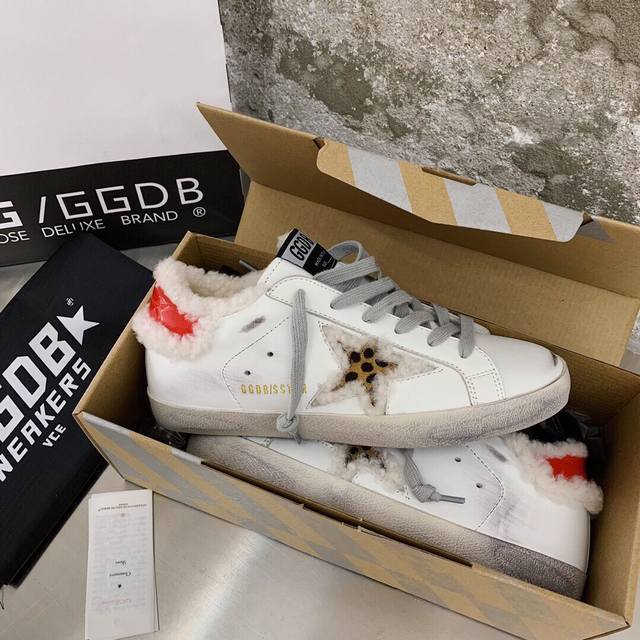 长期做货 顶级芯片高版本ggdb小脏鞋羊毛里情侣款黄金鹅星星羊羔毛毛毛鞋golden Gse Deluxe Brand Super Tar N双正品拆解打版#