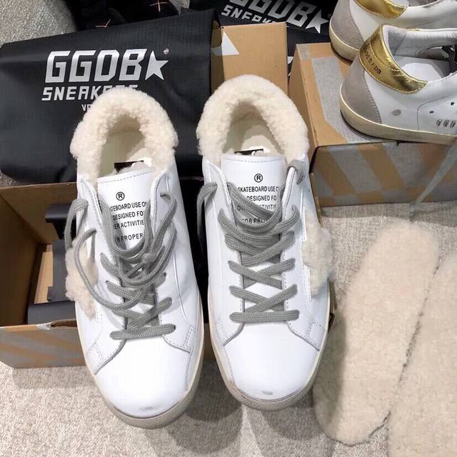 长期做货 顶级芯片高版本ggdb小脏鞋羊毛里情侣款黄金鹅星星羊羔毛毛毛鞋golden Gse Deluxe Brand Super Tar N双正品拆解打版#