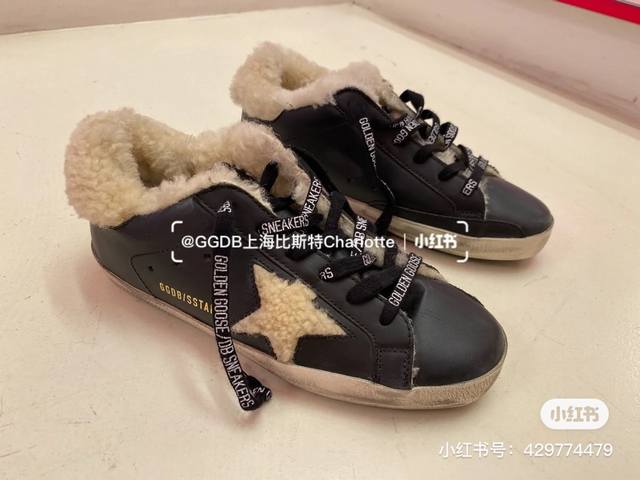 长期做货 顶级芯片高版本ggdb小脏鞋羊毛里情侣款黄金鹅星星羊羔毛毛毛鞋golden Gse Deluxe Brand Super Tar N双正品拆解打版#