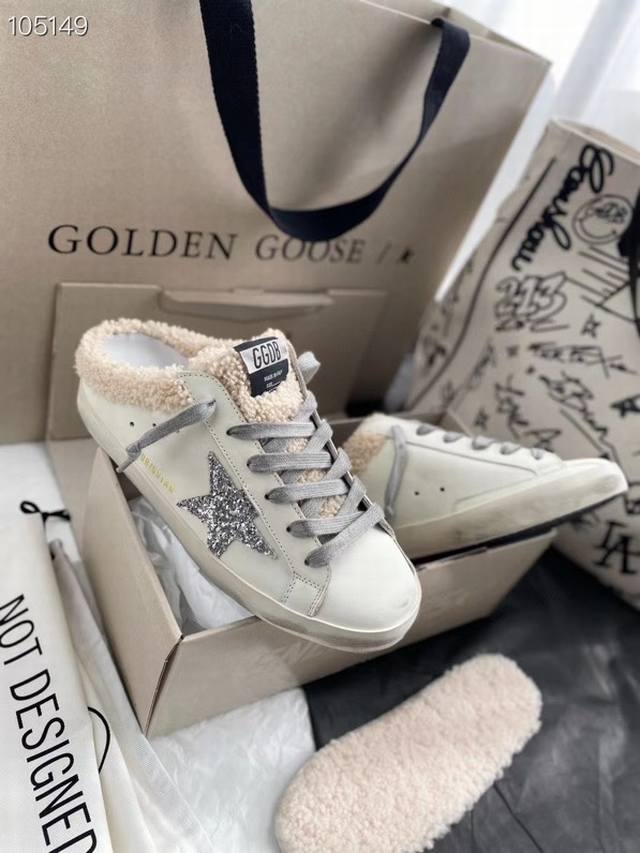 长期做货 顶级芯片高版本ggdb 小脏鞋羊毛里情侣款黄金鹅星星羊羔毛毛毛鞋golden Gse Deluxe Brand Super Tar N双正品拆解打版#