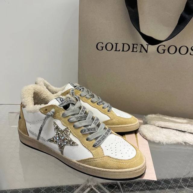 长期做货 顶级芯片高版本ggdb Ballstar 小脏鞋羊毛里情侣款黄金鹅星星羊羔毛毛毛鞋golden Gse Deluxe Brand Super Tar