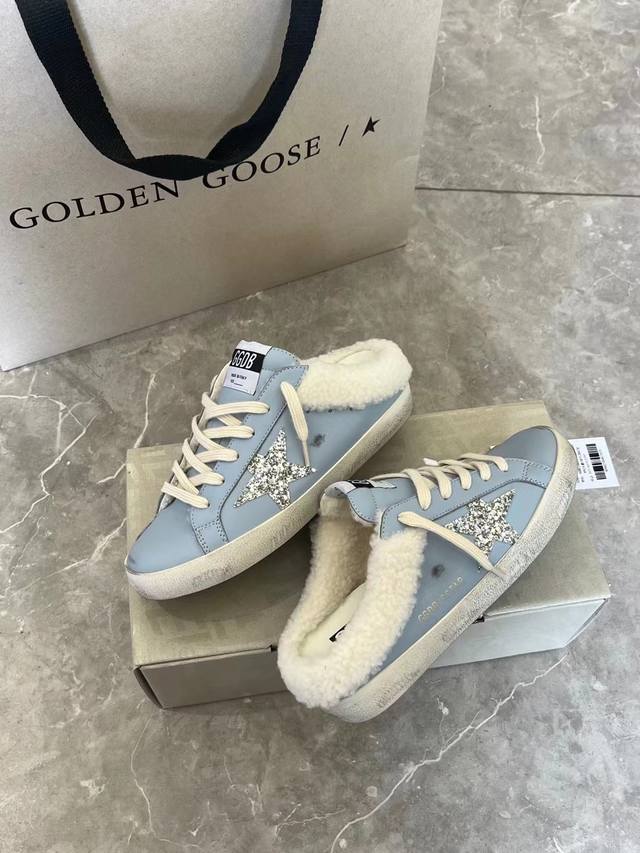 长期做货 顶级芯片高版本ggdb Ballstar 小脏鞋羊毛里情侣款黄金鹅星星羊羔毛毛毛鞋golden Gse Deluxe Brand Super Tar