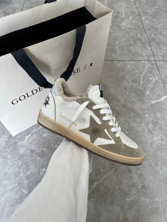 长期做货 顶级芯片高版本ggdb Ballstar 小脏鞋羊毛里情侣款黄金鹅星星羊羔毛毛毛鞋golden Gse Deluxe Brand Super Tar