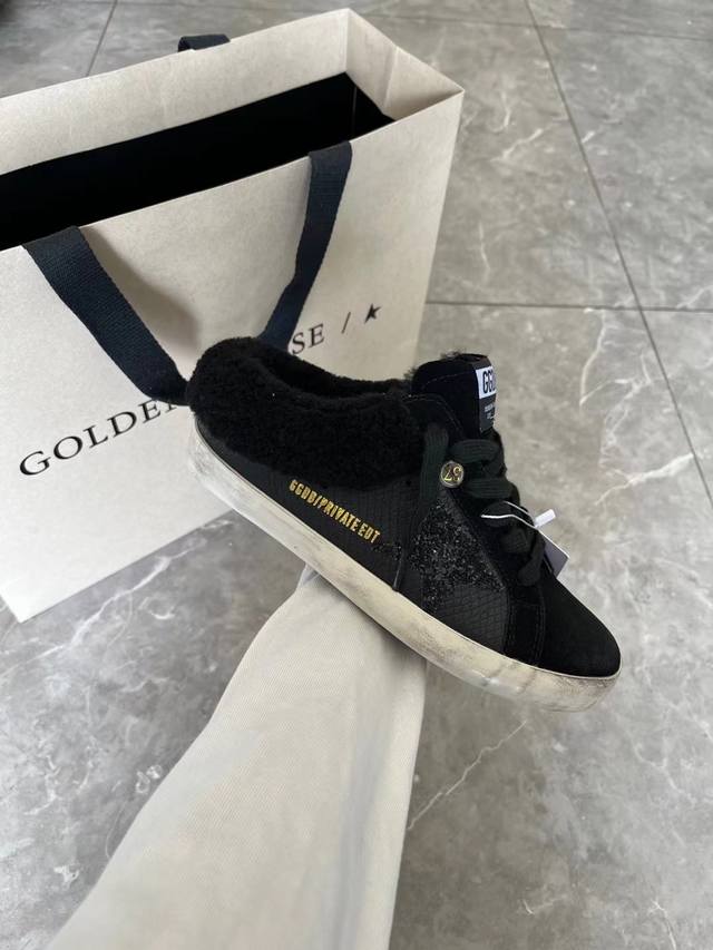 长期做货 顶级芯片高版本ggdb Sstar 小脏鞋羊毛里情侣款黄金鹅星星羊羔毛毛毛鞋golden Gse Deluxe Brand Super Tar N双正