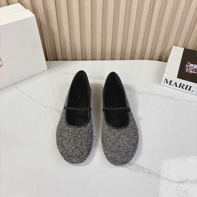 G027代购级别the Row 新款小众法式玛丽珍单鞋乐福鞋单鞋女真皮玛丽珍单鞋这双简直就是年度梦中年度必入高级感从里到外散发了 一定要入 面料：原版进口雪花丝