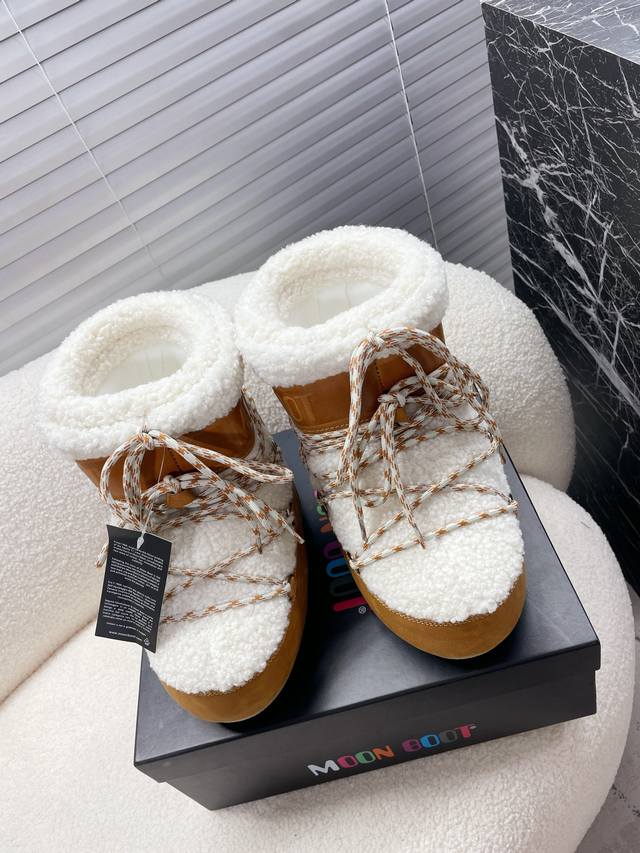 Moon Boot 24Fw秋冬最新款雪地靴系列 丑萌毛毛雪地靴 短靴 高靴320 忘了ugg吧，时髦人都在穿moon Boot雪地靴 如果你难以接受ugg的复