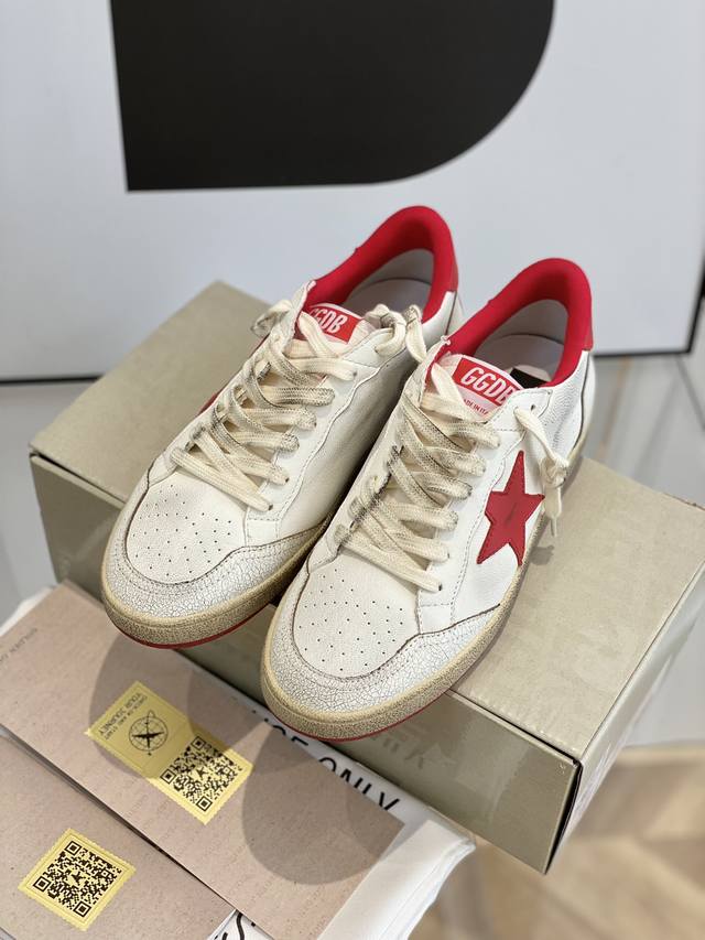 工厂女 男 Ggdb Ball Star 限量款！ 新款来袭 个性涂鸦，好看又百搭，细节拉满～ 今年最新版面 官网专柜限定款 高版本高品质跑量价 Size:35