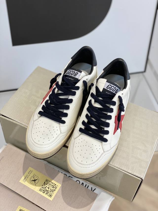 工厂女 男 Ggdb Ball Star 限量款！ 新款来袭 个性涂鸦，好看又百搭，细节拉满～ 今年最新版面 官网专柜限定款 高版本高品质跑量价 Size:35