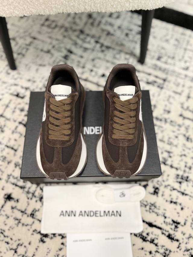 已认证 ANN ANDELMA 24ss休闲厚底运动鞋德训鞋一款颜值爆表又充满活力的鞋子 这几个颜色特别好看 让人动心的感觉巨多客户反馈舒适度极高的一款德训鞋
