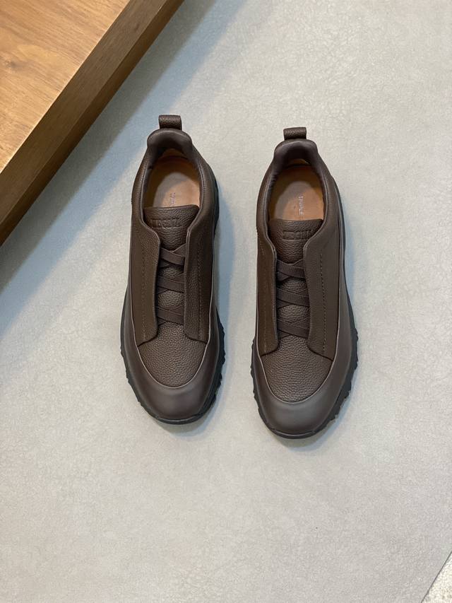 全新系列zegna杰尼亚男鞋绒面革 Triple Stitchmonte奢华休闲鞋 最新走秀款官网同步 Product Informationmonte Món