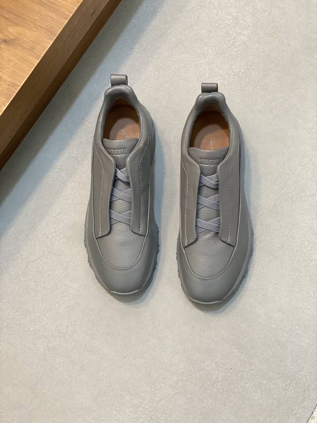 全新系列zegna杰尼亚男鞋绒面革 Triple Stitchmonte奢华休闲鞋 最新走秀款官网同步 Product Informationmonte Món