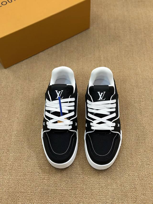 新款 原单系列 顶级版本 2025Louis*Vuitto* Lv Traine 走秀款trainer 大底和面料私模 绝对下血本费心思的一款鞋子 自vifgi