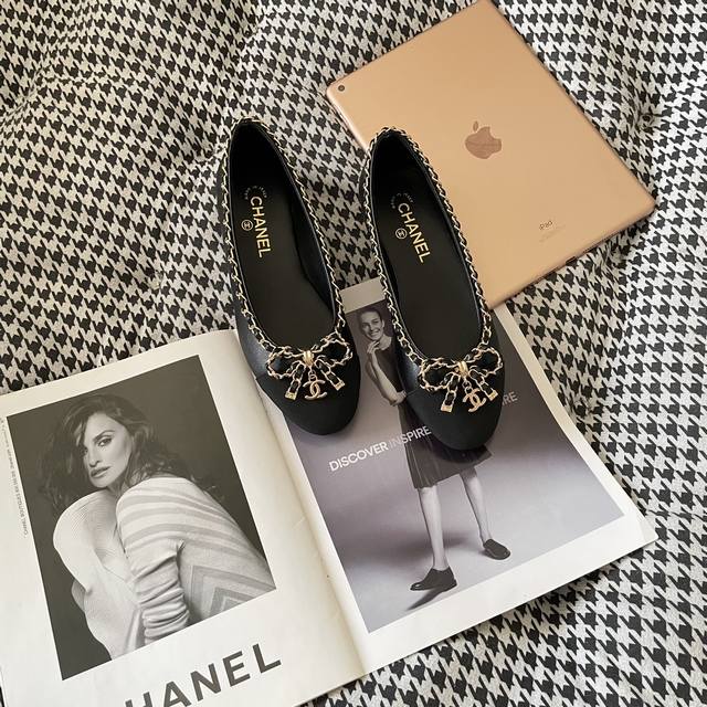 出厂价: Chanel 香奈儿2024顶级专柜 新款限定 官网上新 全球首发 Chanel 香奈儿25Ss-链条玛丽珍 Charnl美鞋 Chanel鞋控 Ch