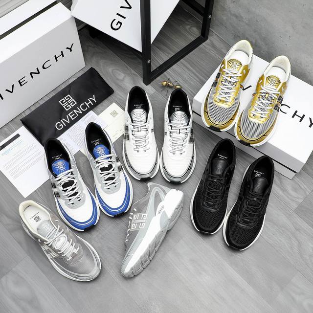 商品商标：Givenchy 纪梵希 休闲鞋 正码码数: 39-45 商品材料：精选原版鞋面 牛皮配网内里 原版大底