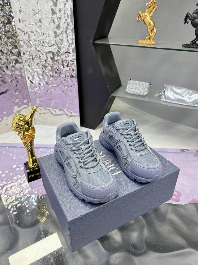 工厂价 情侣款 顶级版本 Dior迪奥x石头岛stone Island 联名款b30系列 休闲 运动鞋 老爹鞋 原版购入开发 做货 这次精彩的合作堪称一场别开生