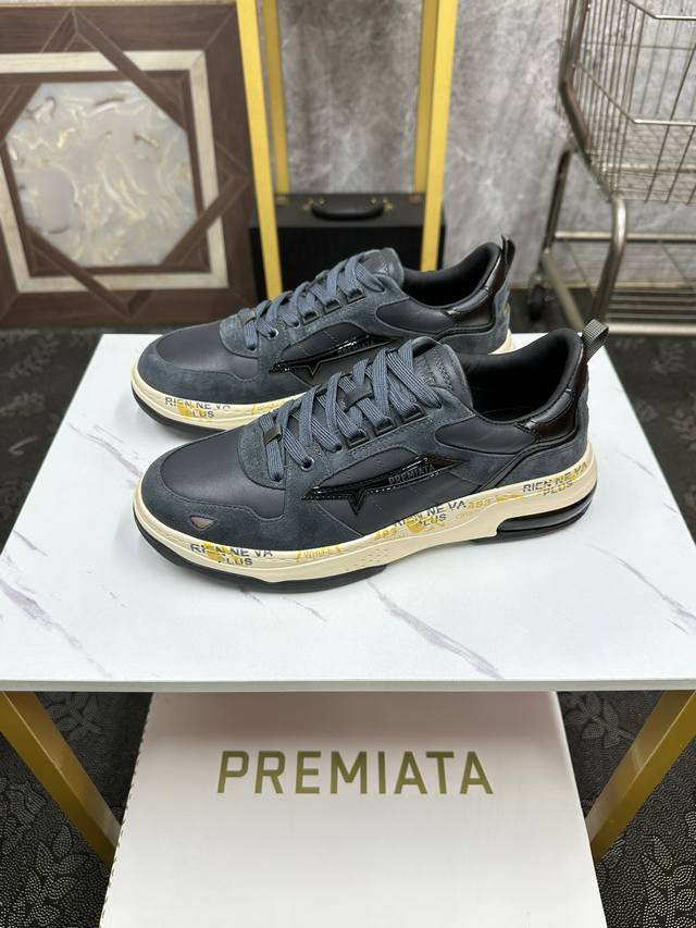 Premiata-普瑞米亚达 时尚、运动、休闲 普瑞米亚达意大利名品百年历史，所有工艺全手工打造，米“字一样的logo简称米字鞋。完美的融合了传统的制鞋方法和高