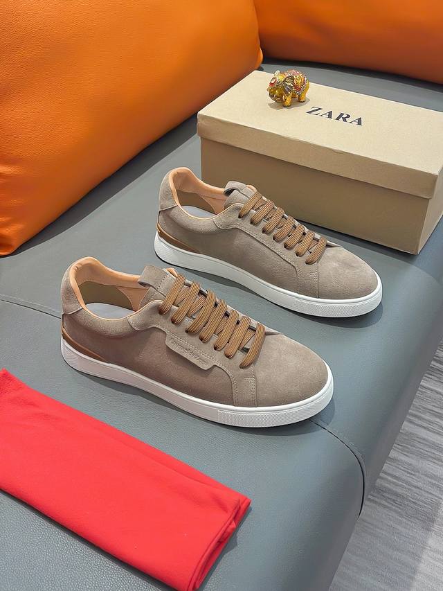 商品名称：Ermegiidozega 杰尼亚 正规码数：38-44 休闲鞋 商品材料: 精选 牛皮鞋面，柔软羊皮内里；原厂大底