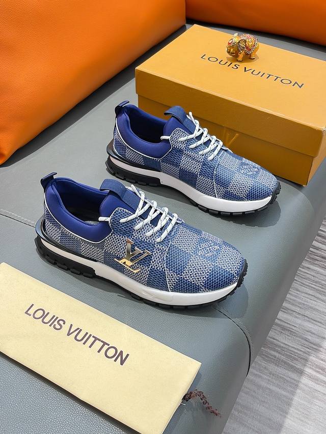 商品名称：Louis Vuitton 路易 威登 正规码数: 38-44 休闲鞋 商品材料：精选 牛皮鞋面，柔软羊皮内里；原厂大底。