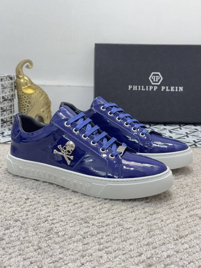 出厂价 实价 Philipp Plein-菲利普普来因 Philipp Plein 菲利普普来因 高帮男鞋高端品牌 官网1:1。鞋面采用意大利进口头层小牛皮羊皮
